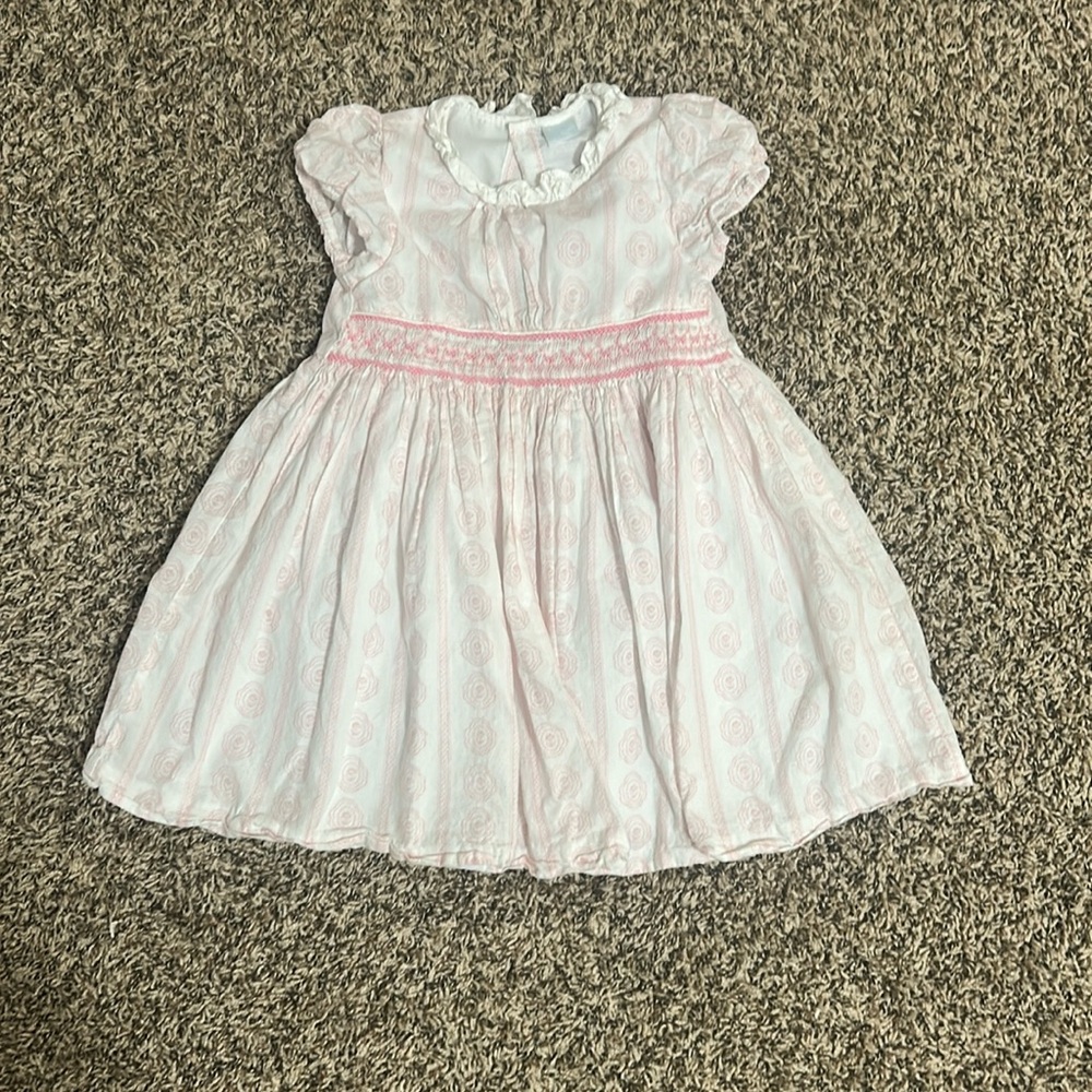 Pink and white size 5 dress edgehill collection